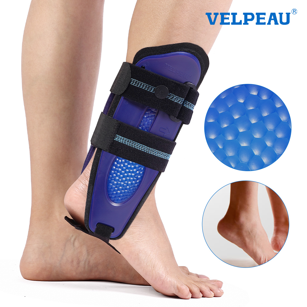 Ankle Brace Support - VELPEAU Stirrup Ankle Brace for Sprains