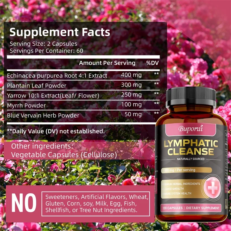 Lymphatic Cleanse Supplement - - Health Wellness Energy 评论和价格