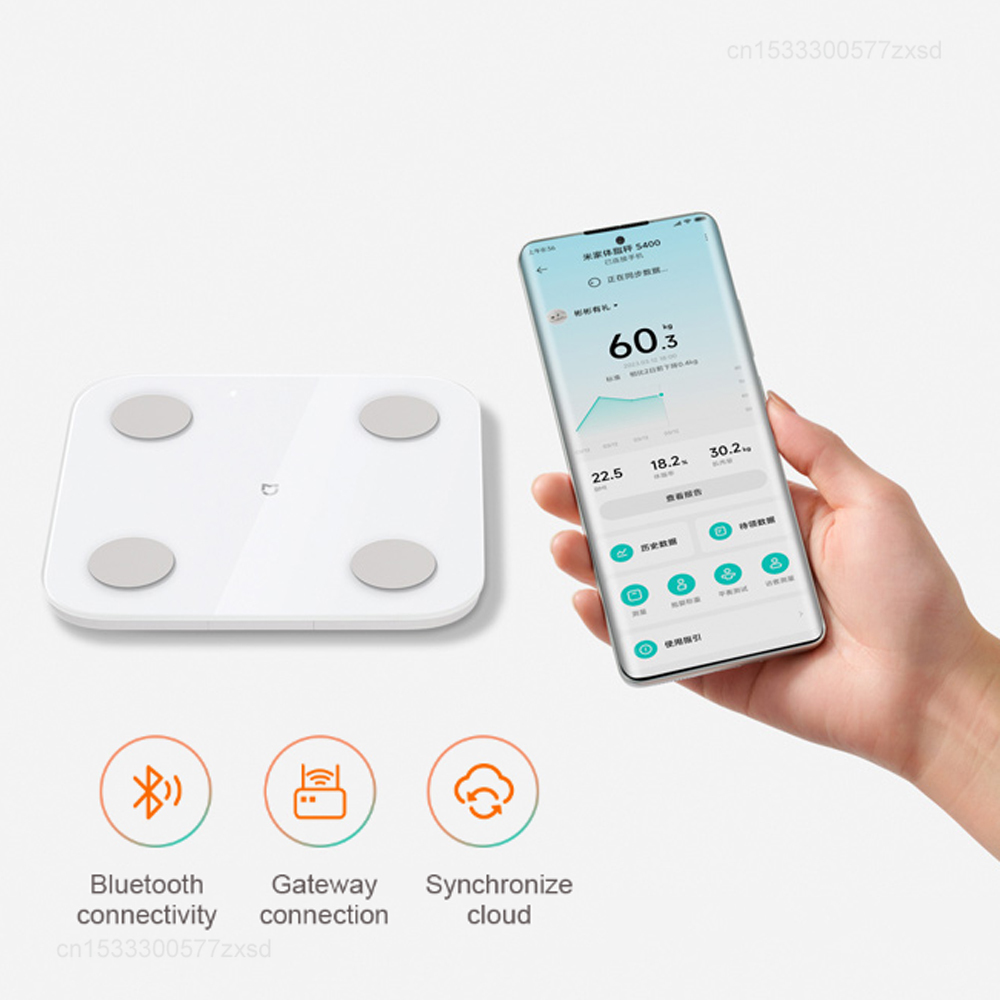 Mijia Body Fat Scale S400 Blue - Digital Body Weight Scale 评论和价格