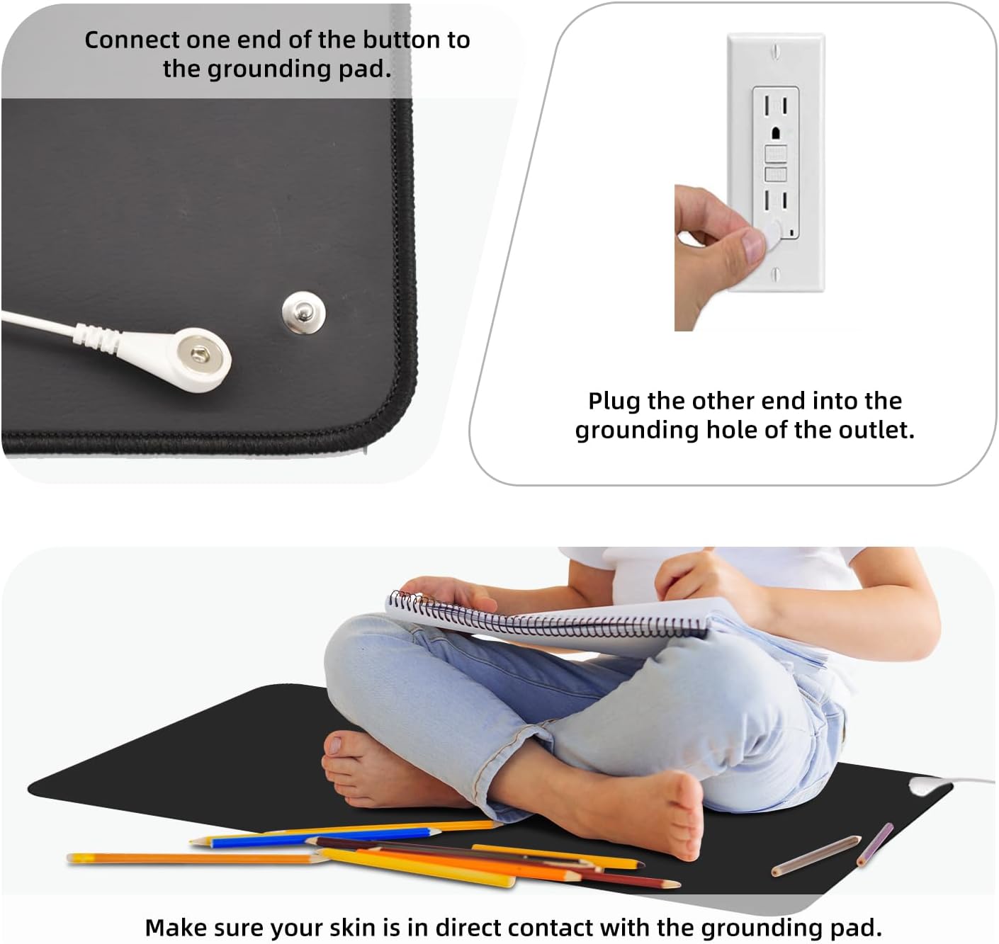 40X60CM Grounding Mat With Gro - Health Wellness Energy 评论和价格
