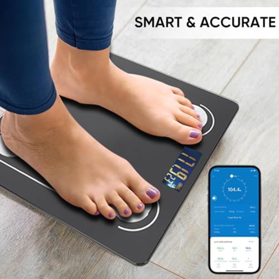 Smart Bluetooth Body Fat Scale - Digital Body Weight Scale 评论和价格