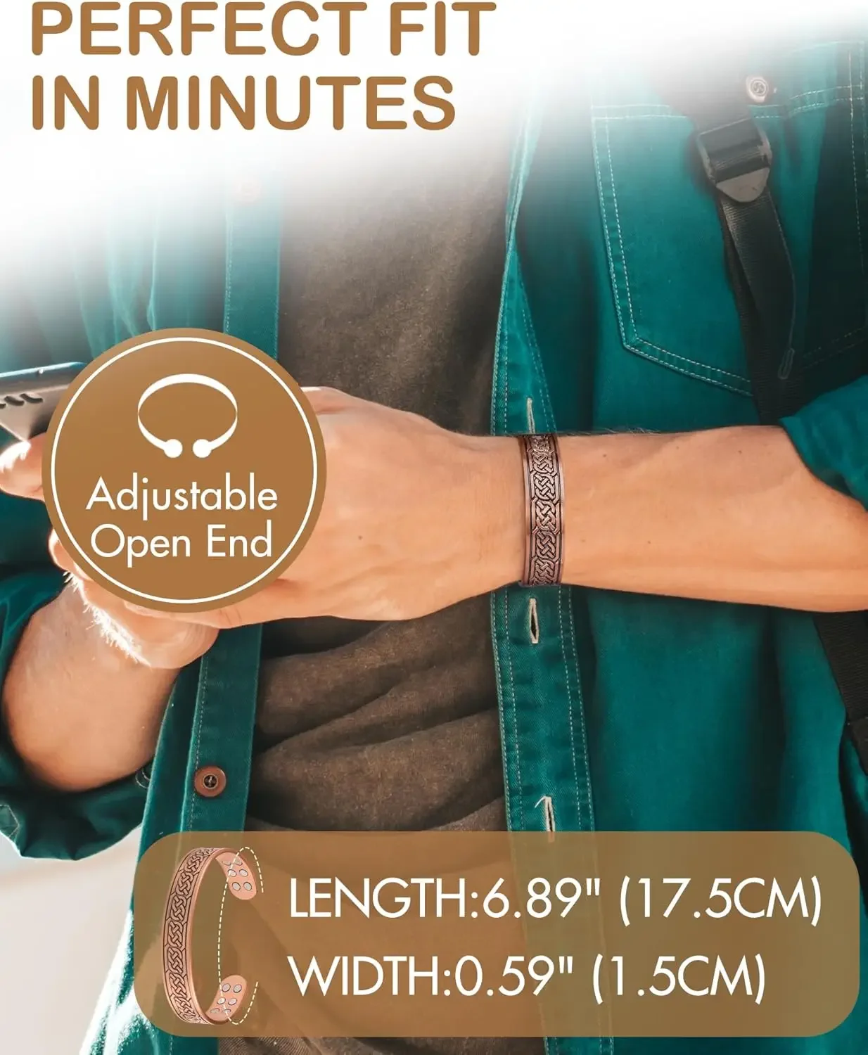 ARADOO Vintage Pure Copper Mag - Health Wellness Gifts 评论和价格