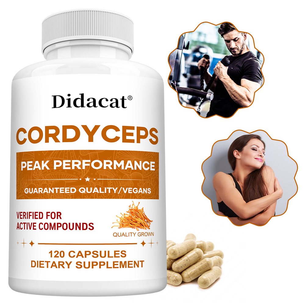 Cordyceps Mushroom Capsules 10 - Health Wellness Energy 评论和价格