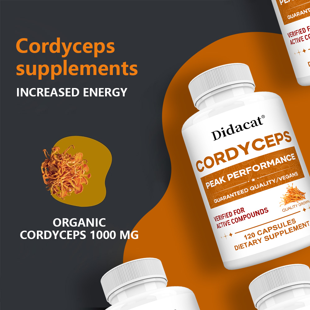 Cordyceps Mushroom Capsules 10 - Health Wellness Energy 评论和价格